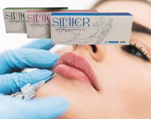 CE Inyectable de Acido Hialurónico Enlazado Cruzado de Relleno para labio 24mg/ml