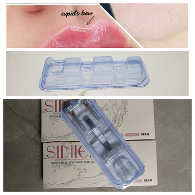 Ácido hialurónico cruzado para labios y cara 2 ml de relleno dérmico