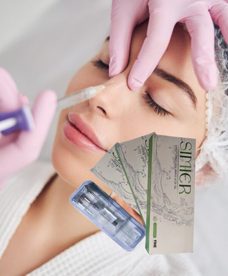 CE Ácido hialurónico Relleno facial de piel para labios Relleno de arrugas inyectables