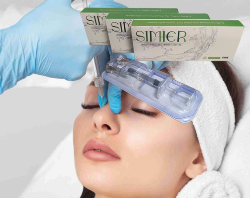 Cirugía Plástica Relleno cutáneo facial Ácido hialurónico Inyecciones para labios 1 ml Siringa