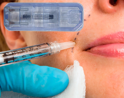 Hyaluronic Acid Dermal Filler 2 ml Hyaluron Pen para labios de plumaje